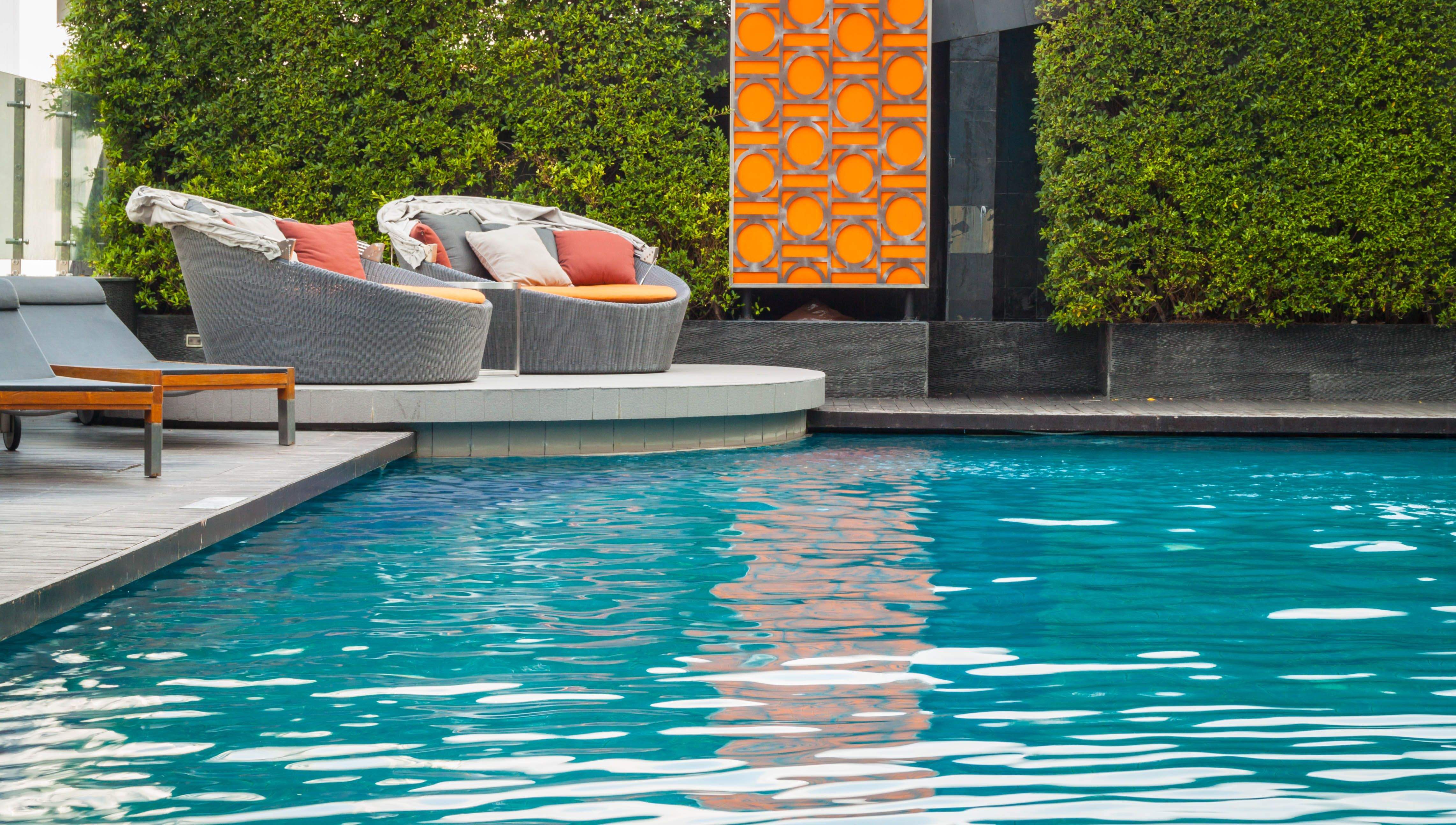 rooftop with swimming pool